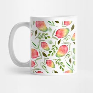 Mangoes and Greenery | Watercolor | Pattern Mug